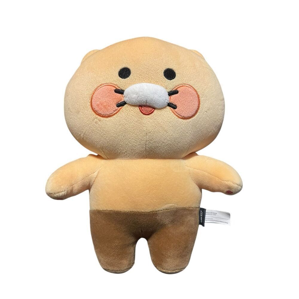 Kakao Friends Light Orange Brown Choonsik Plush Doll Stuffed Animal Toy 9"